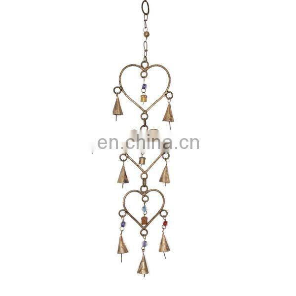 heart shape wind chimes