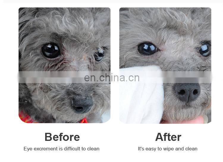 Cat Dog Wipes Natural Safe Ingredients Premium Clean Deodorize Kitten Puppy Wipes for Pet