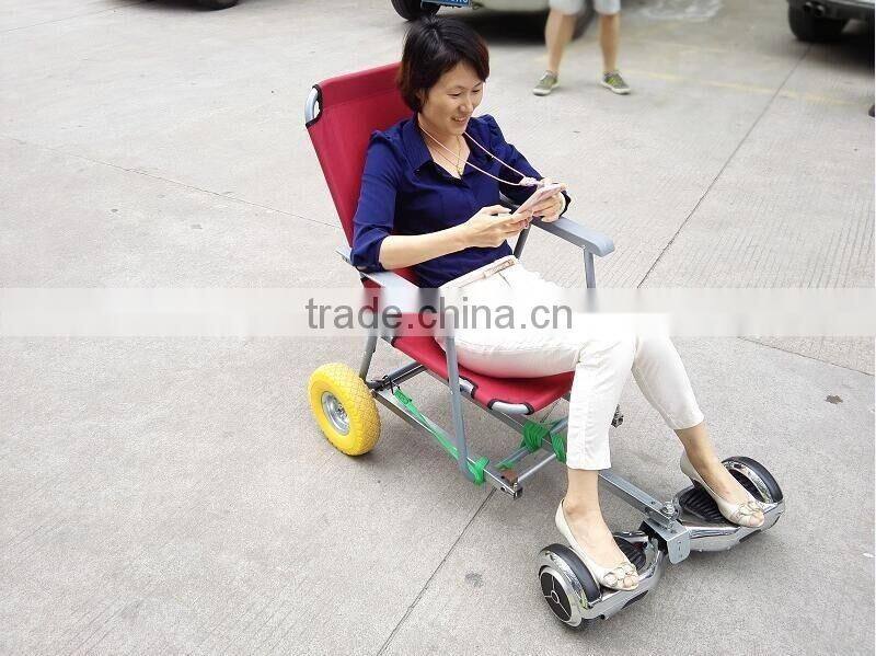 New product Aluminum Frame chair hovercart for 2 wheel hoverboard scooter