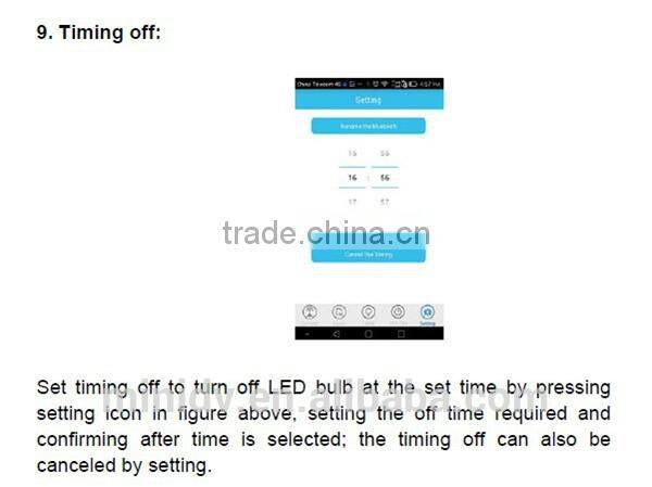 Perfect Combination Bluetooth 4.0+EDR Bluetooth LED Bulb Color-changing Plus Bluetooth Speaker Music-playing Via Smartphone APP