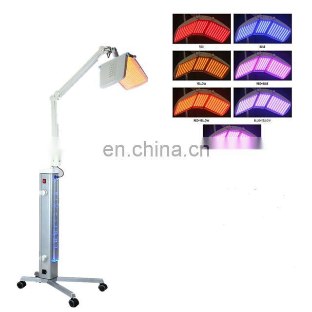 Vertical hot sale skin rejuvenation 7 colorful pdt led light therapy machine