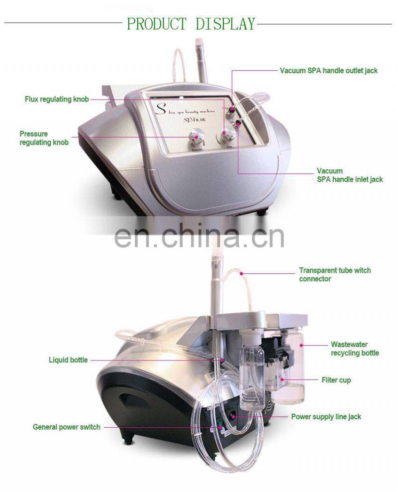 best function Skin Rejuvenation microdermabrasion diamond peel Skin Aqua Facial Dermabrasion Facial Machine