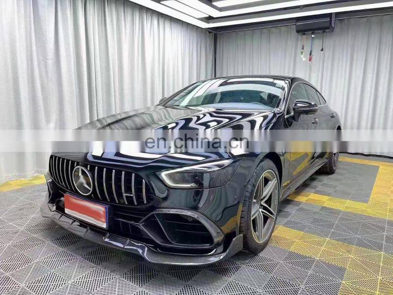 Runde Carbon Fiber Brabus Style For Mercedes-Benz AMG GT50 GT53 Body Kit Front Lip Rear Lip Side Skirt Spoiler Exhaust