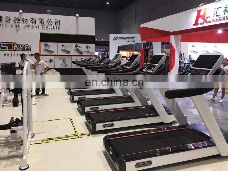Commercial gym equipment professional running machine ASJ-9800 Commercial Treadmill With touch screen TV&Wifi