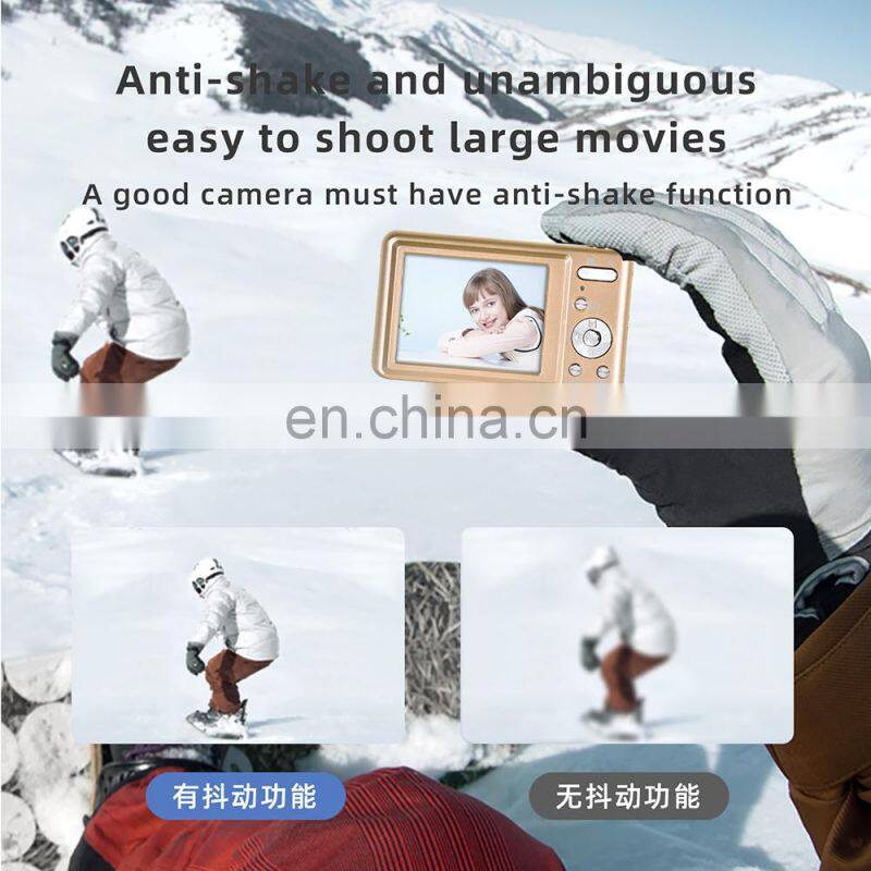 2022 New arrival 2.7 inch 48.0 Mega pixels high quality digital photo camera for children 1080P compact design kids mini camera