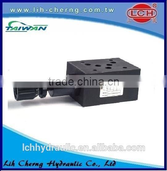 Yuken throttle and check modular valve