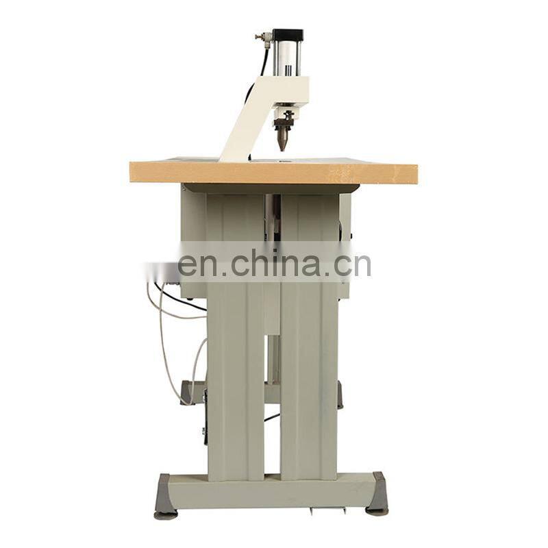 UT50D Ultrasonic Manuel Double Head Nonwoven Bag Handle Welding Machine Ultrasonic Spot Sealer