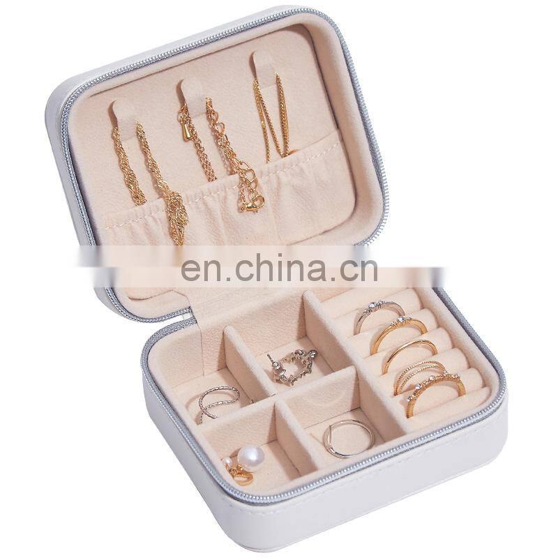 Jewelry Casket Organizer Travel Cosmetic Makeup Lipstick Storage Box Jewelry Box