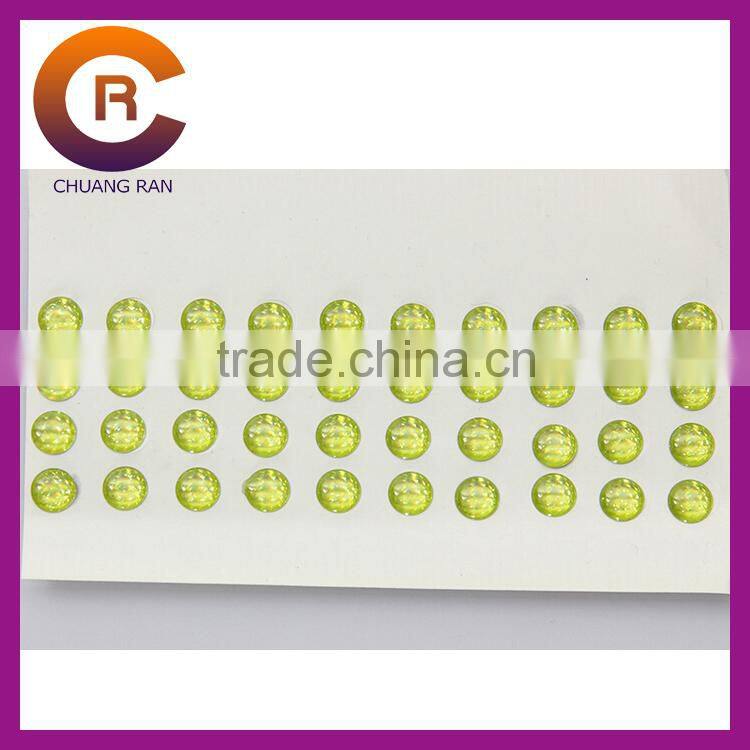 2015 brand name gel Self-Adhesive 3-D clear make custom puffy stickers