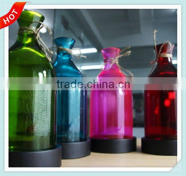 tealight candle holder, hanging metal bottle lantern