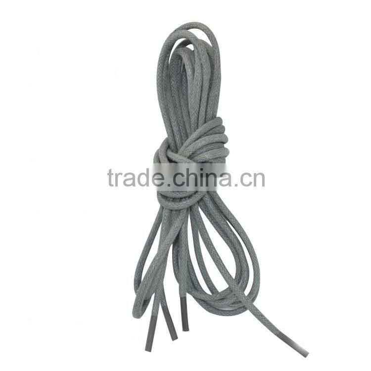 High quality cotton wax rope shoelaces