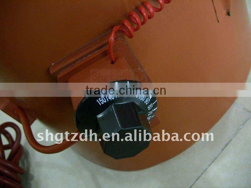 Flexible silicone rubber heater