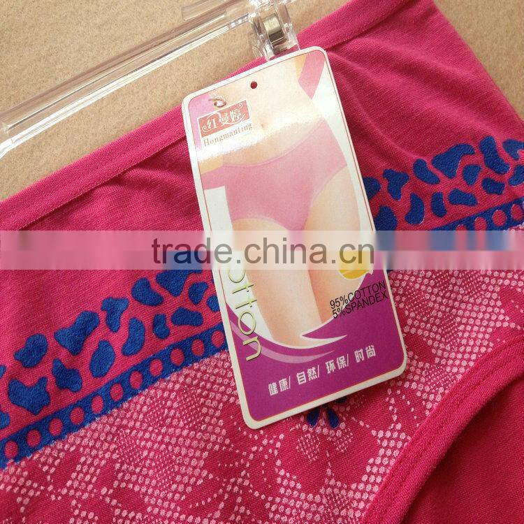 0.49USD High Quality Mixing Colors Cotton Material Large Size Fat Sexy Ladies Panties/Thongs (jlhnk216)
