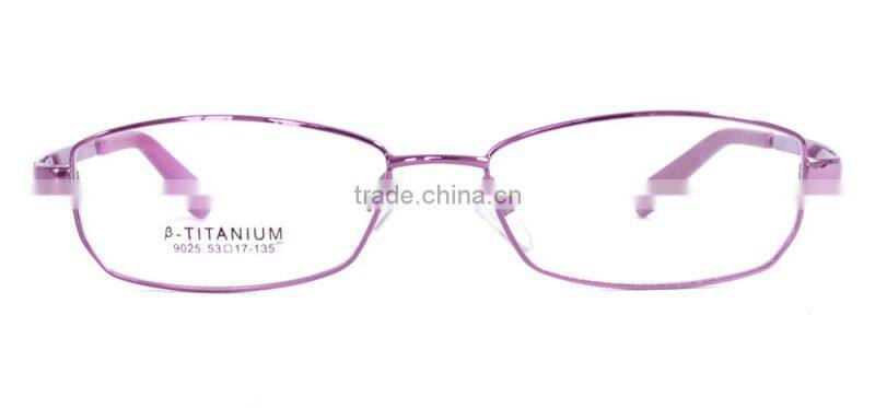 Women eyewear china and new model eyewear frame glasses by memory material