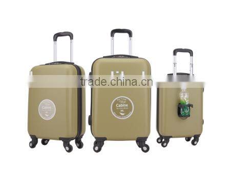 modern popular luggage set fashion luggage trolley set carry on luggage airport trolley