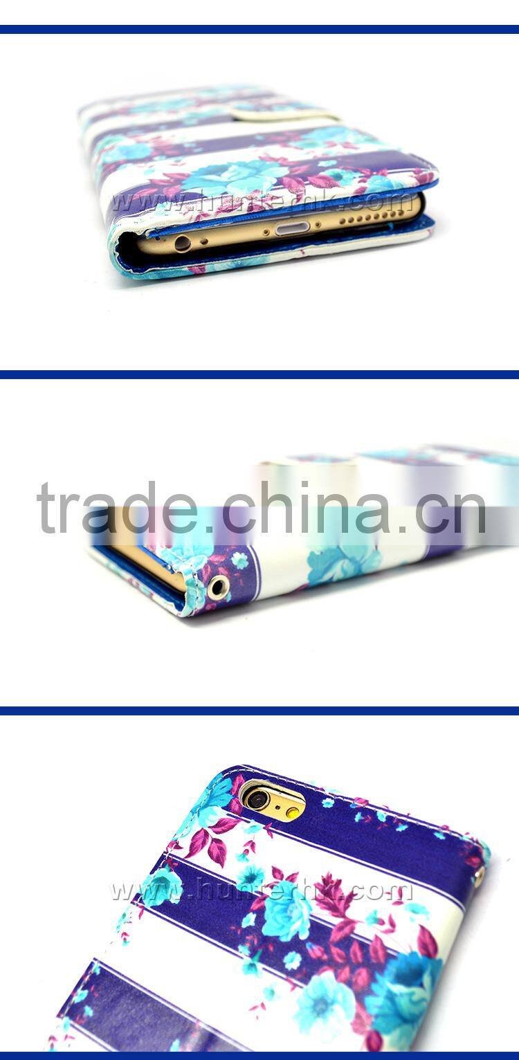 Printed For iphone6S Plus Flip Wallet Case