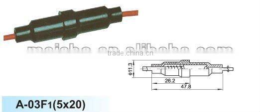 15A 250V wire lead 5x20mm fuse holder