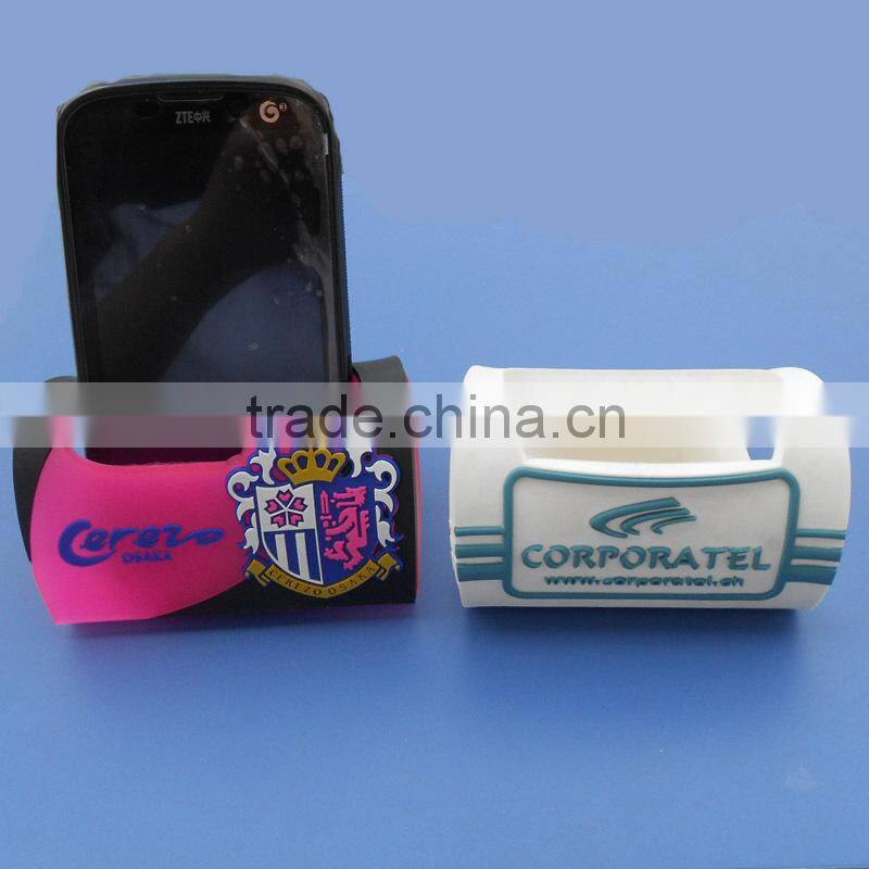 soft rubber pvc mobile phone holder