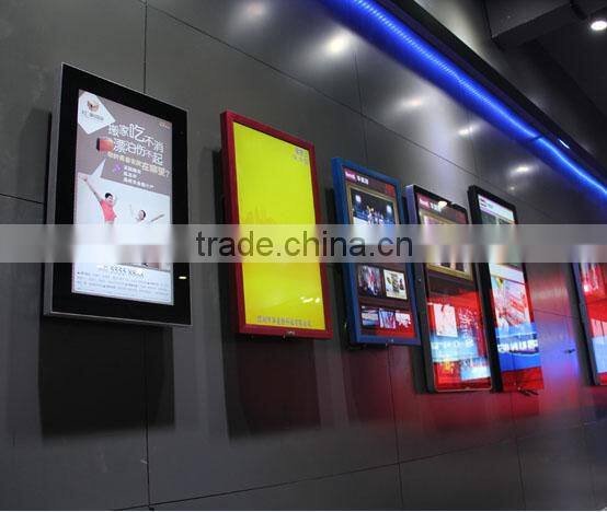 HD vertical digital signage player lcd ad display for supermarkets
