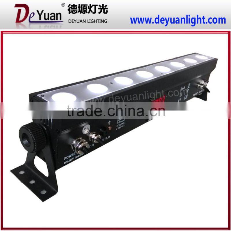 Dmx rgbw 4 in 1 8PCS X 8W led wall washer light