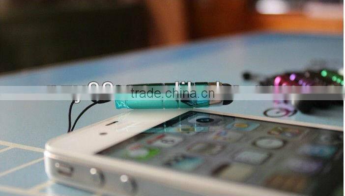 Mini high sensitive stylus touch screen pen with 3.5mm dust plug