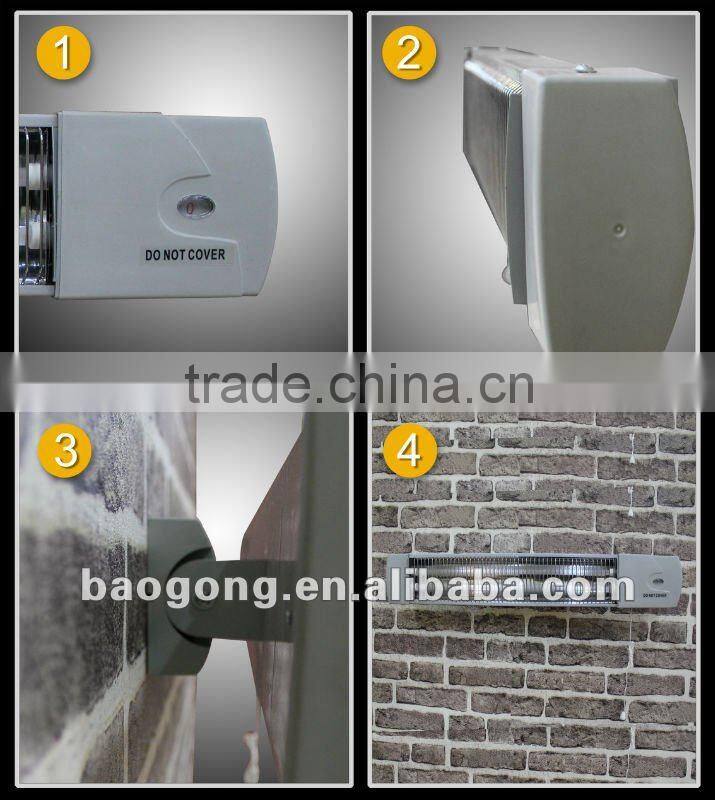 IP21 1200w 2 tubes infrared quartz tube heater