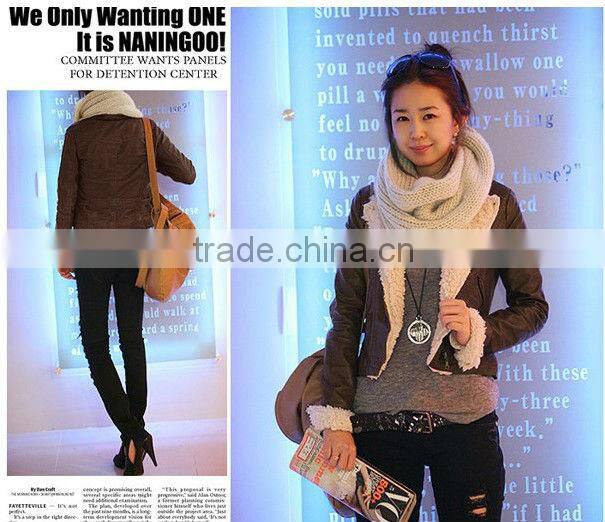 2013 Winter Acrylic Ladies Circle Neck Scarf