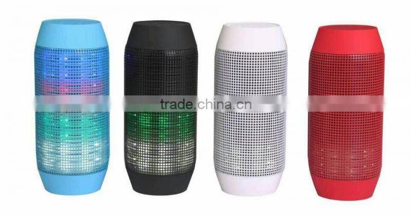 2016 fashion stereo bluetooth speaker with led lights