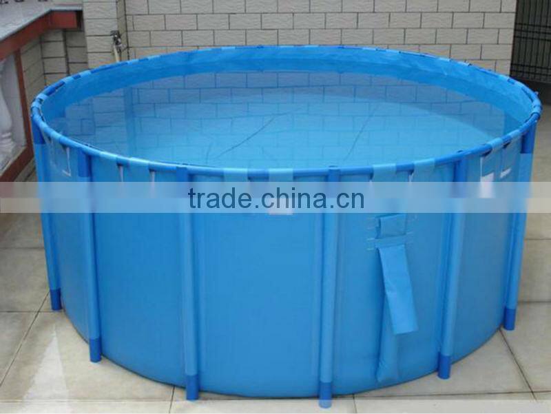 Folding Collapsible Polygon Fish Ponds for Aquaculture