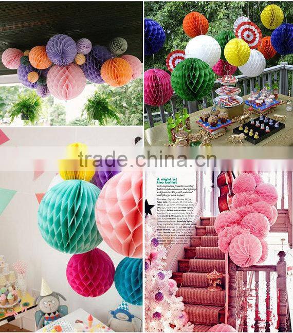 Party Decoration Paper Honeycomb Wedding Flower Ball