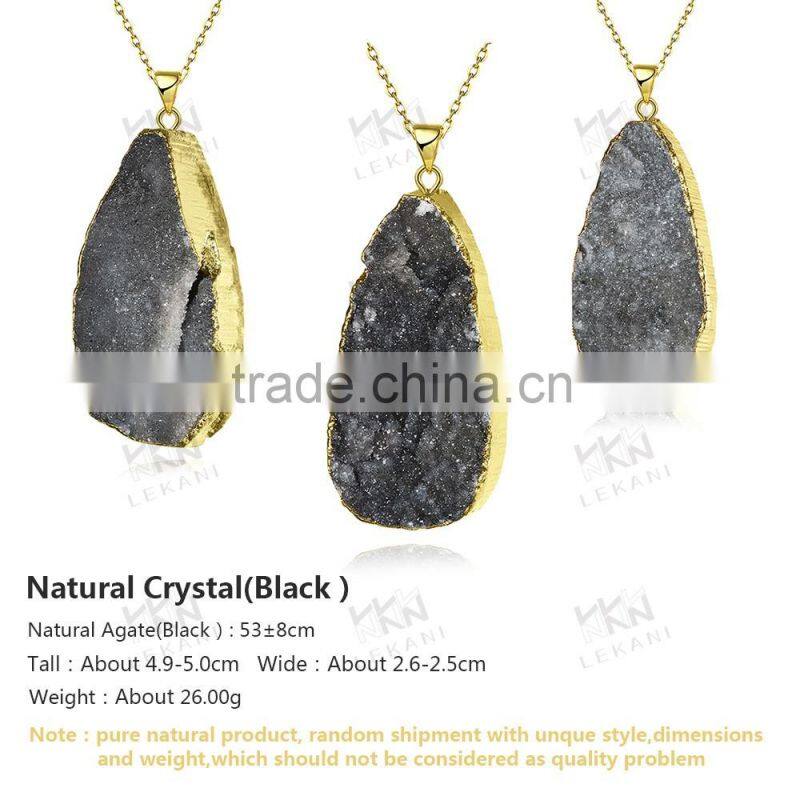 Wholesale New design cool gemstone alloy necklace
