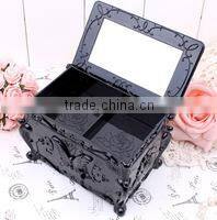 D10 ANPHY Plastic Black Household Decoration Organizer Makeup Box