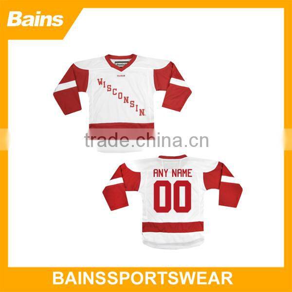Custom sublimated reversible sublimation ice hockey jerseys china