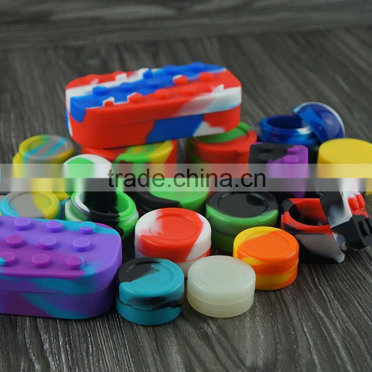 Non-stick Concentrate Storage plastic oil containers Silicone Container Jar dab wax container butane oil silicone container