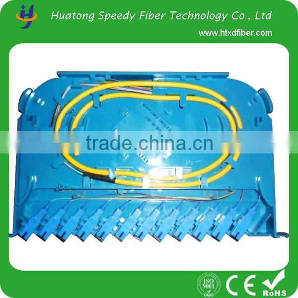 FTTH CATV CCTV 12 cores fiber Rack Mount Wall Mount Optical Distribution Frame ODF