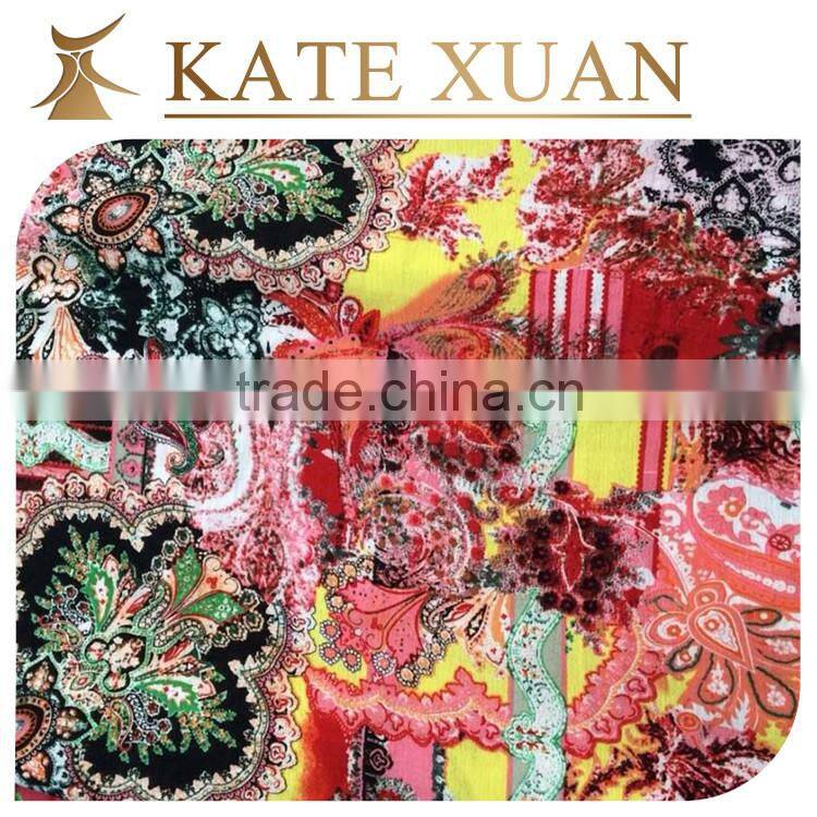 Plain weave thin rayon crepe