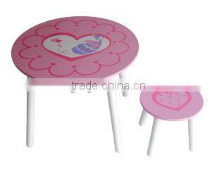 kids furniture study or dinning round tables and chairs set