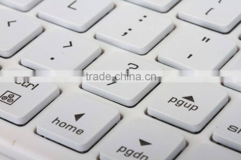 Ultra-Slim Universal Bluetooth Keyboard For IOS/Android/Windows (White)