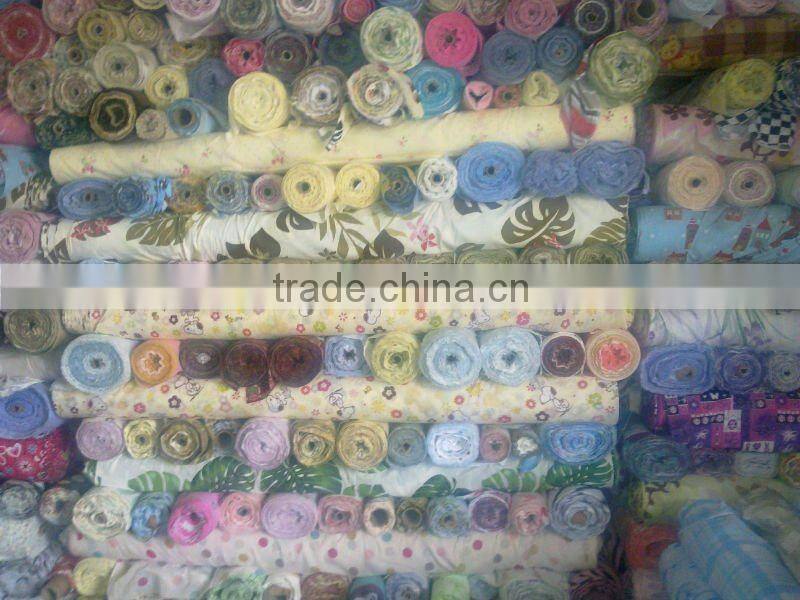 polyester cotton stock printing fabric