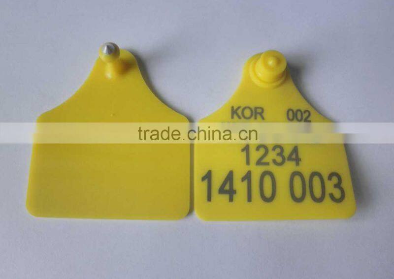 custom-made animal ear tag