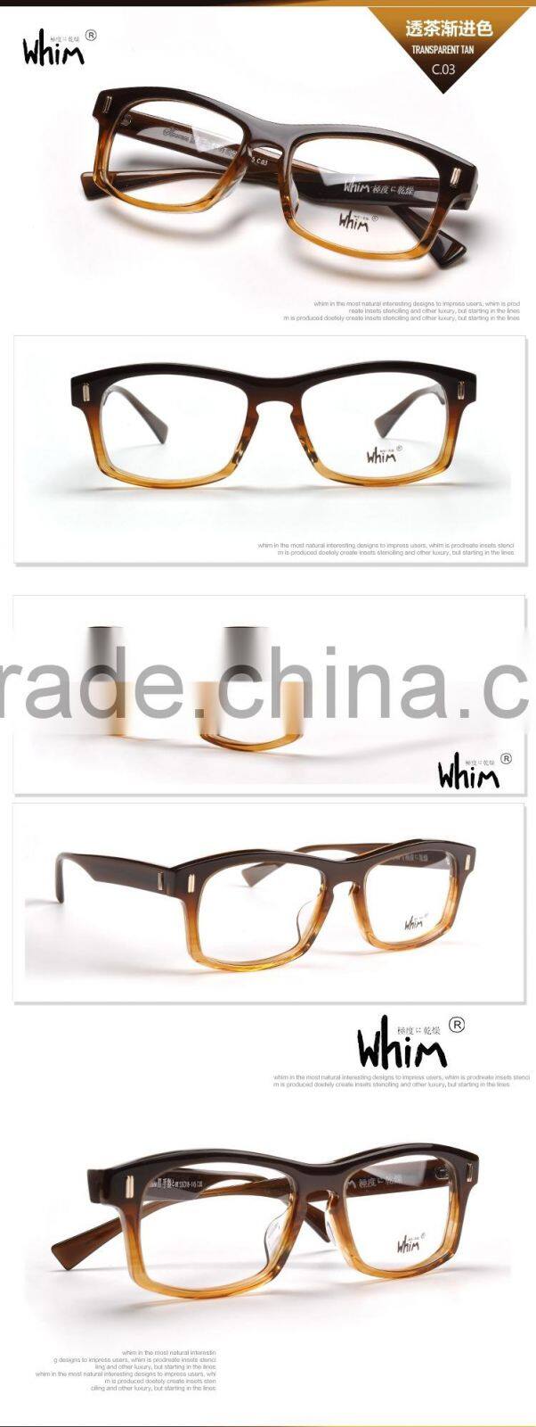 WHIM new product optical frame made in china acetate glasses frame
