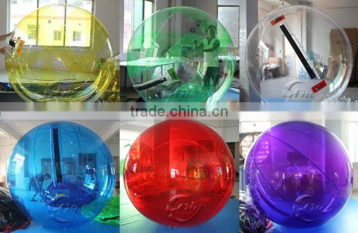 2016 Cheap TPU/PVC walk on water plastic ball,hamster ball for adults