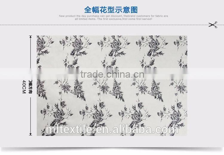 floral crepe de chine 100 silk digital print silk fabric
