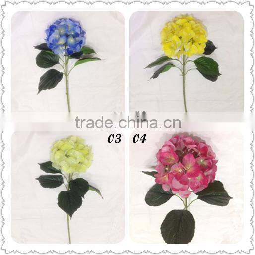 Tianjin factory to Yiwu and export latex real touch hydrangea flowers wholesale