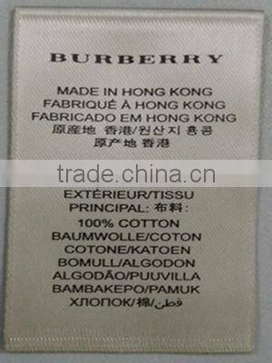 factory custom washable swimwear care label
