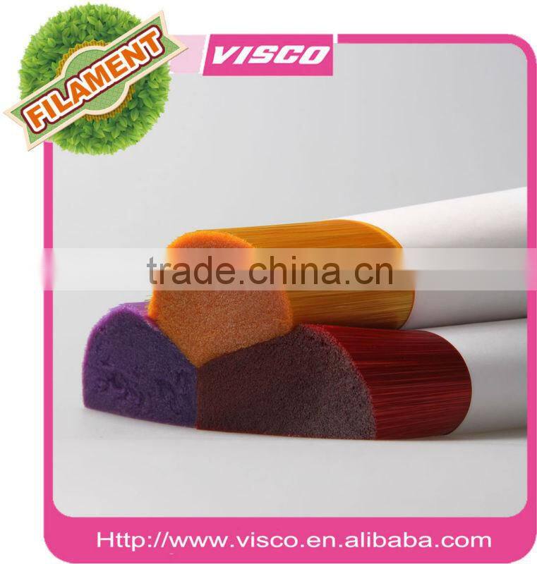 Visco plastic broom bristle