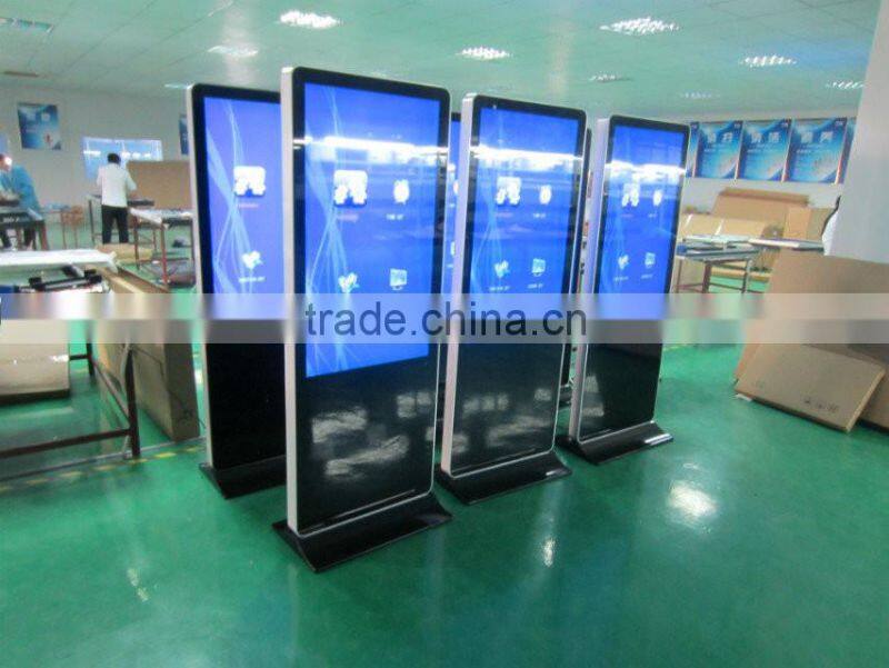 46 inch lcd digital media networking floor standing android ad player for supermarket