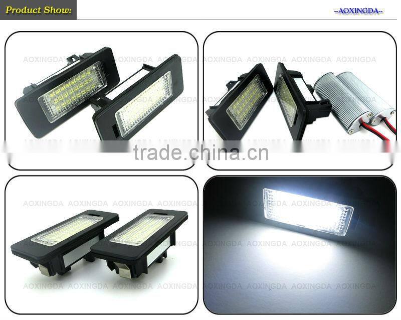 CANBUS LED number license plate light for AUDI TT Q5 A4 A5 S5