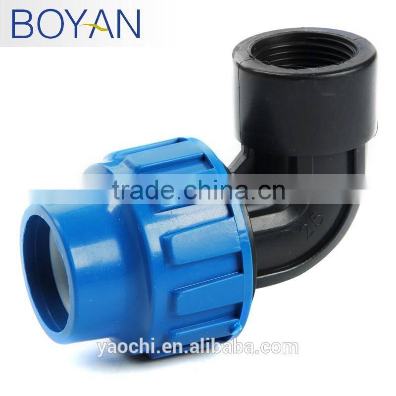 90 dwg redcing cpvc SCH80 thread elbow with copper