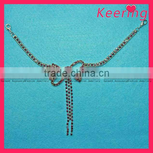 cham pendant rhinestone buckle decrotive accessory WCK-108